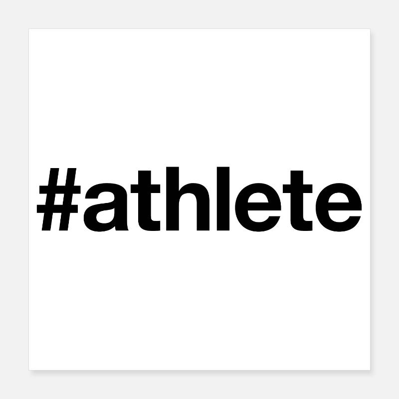 ATHLETE Poster 16" x 16" (40x40 cm)