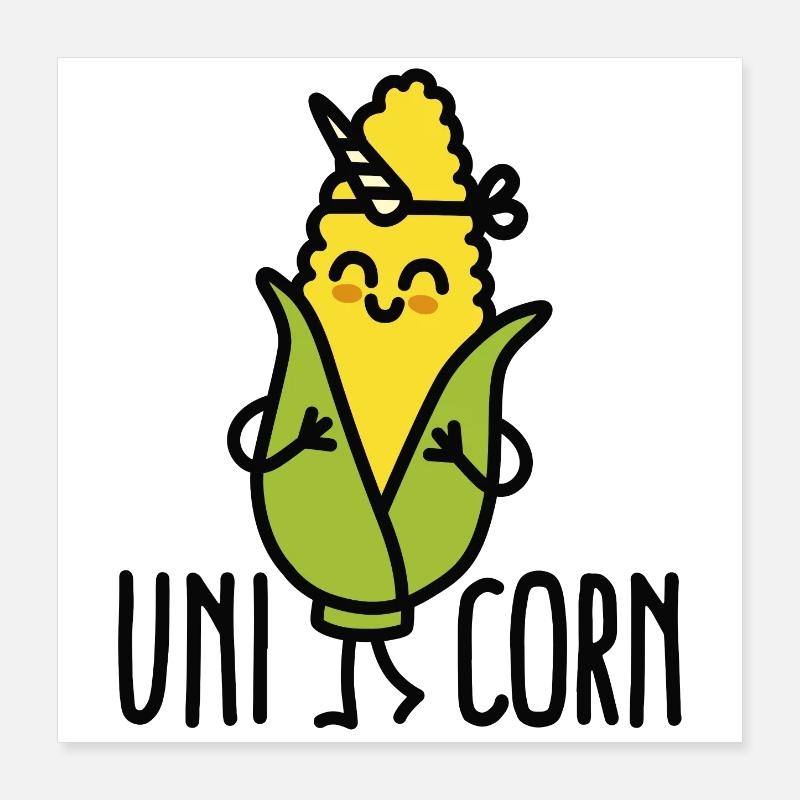 Wannabe uni-corn ( Unicorn ) Poster 16" x 16" (40x40 cm)