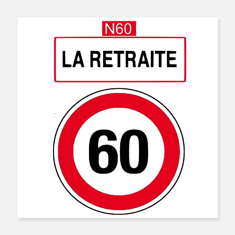 La retraite Poster 40 x 40 cm