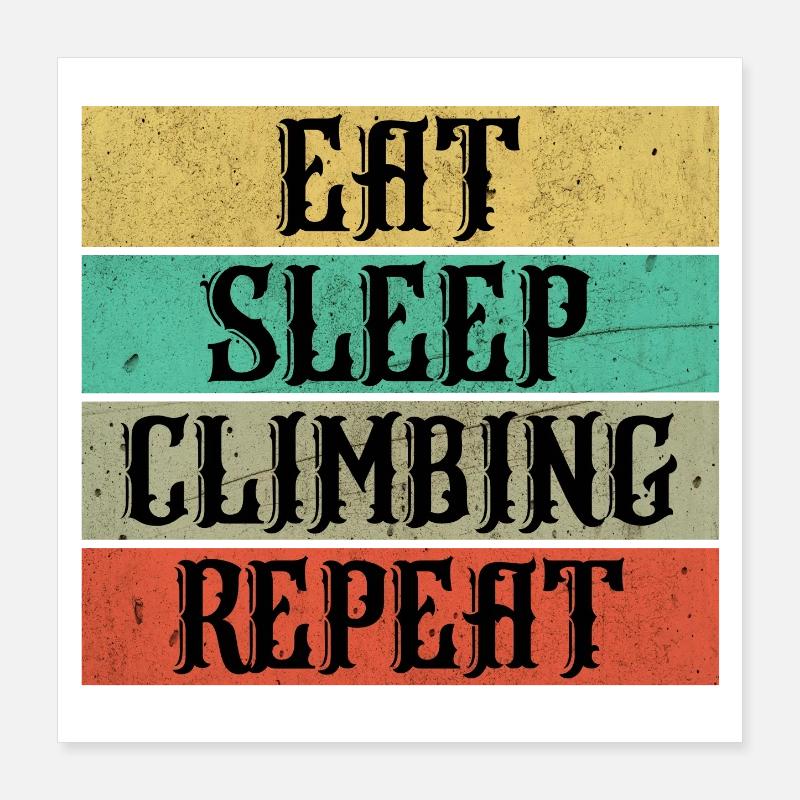 Escalade escalade Poster 40 x 40 cm