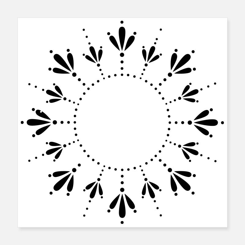 Soleil D’été Tournesol Poster 40 x 40 cm