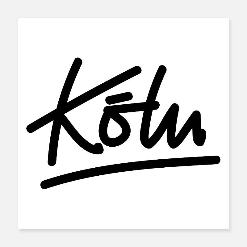 Köln - Handschrift Poster 40x40 cm