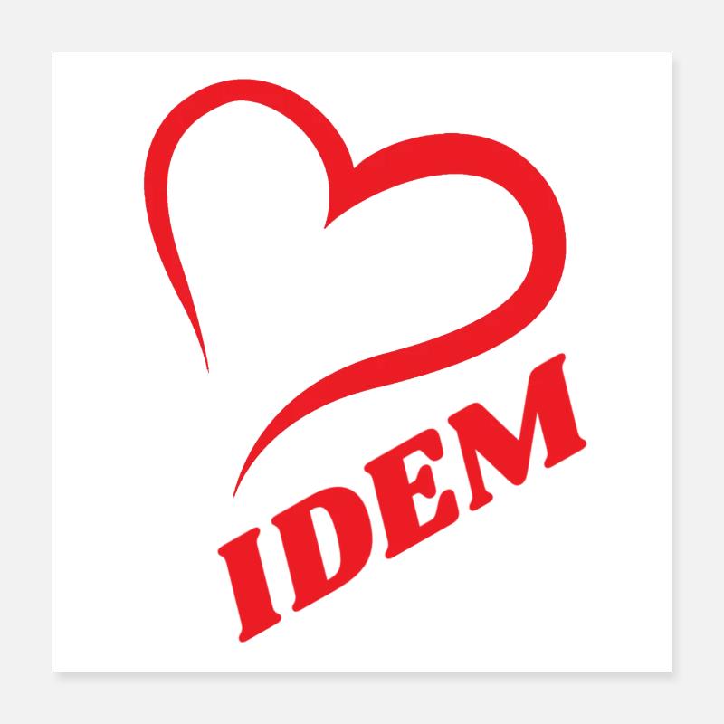 R Poster 16" x 16" (40x40 cm)