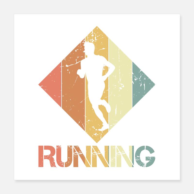 Jogging Poster 40 x 40 cm
