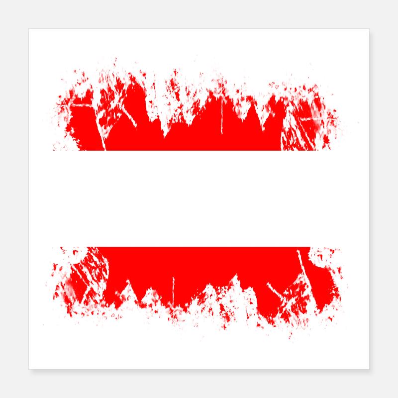 Austria Poster 16" x 16" (40x40 cm)