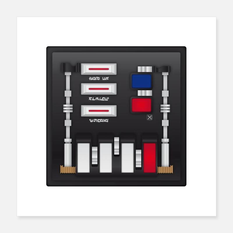 Vader Box Poster 40 x 40 cm