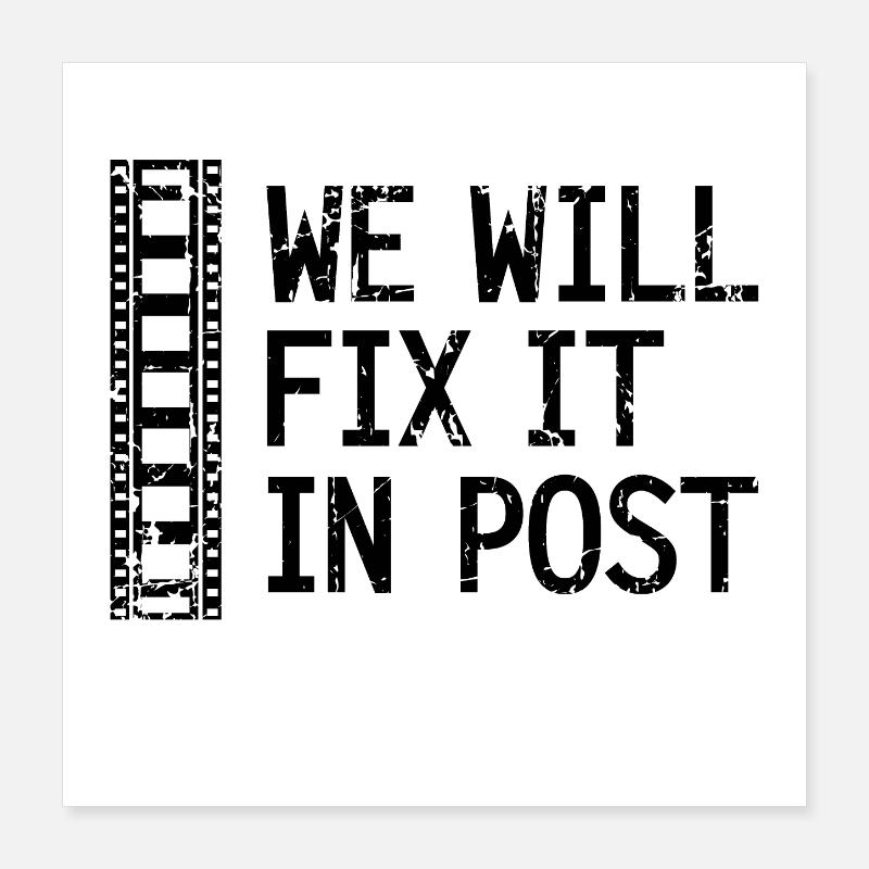 Cutter disant Poster 40 x 40 cm