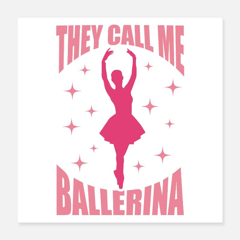 Ballet dancer Poster 16" x 16" (40x40 cm)