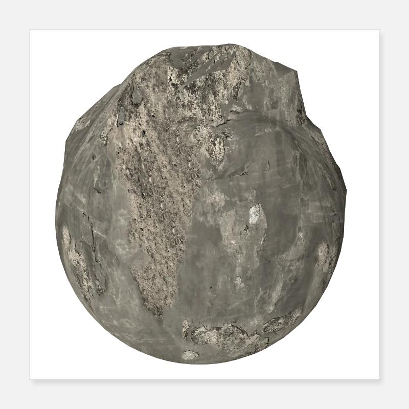 stone Poster 16" x 16" (40x40 cm)