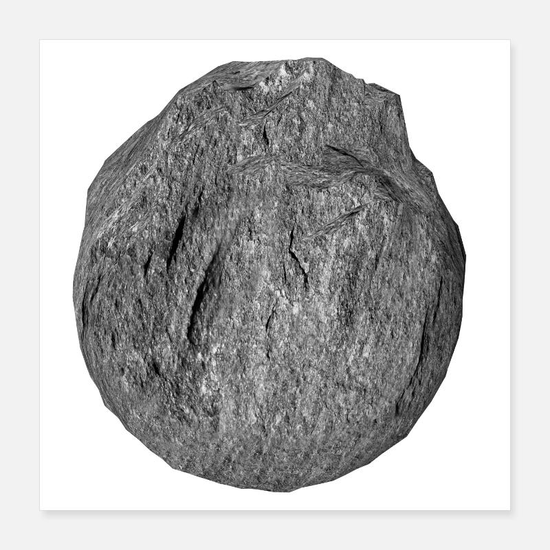 stone Poster 16" x 16" (40x40 cm)