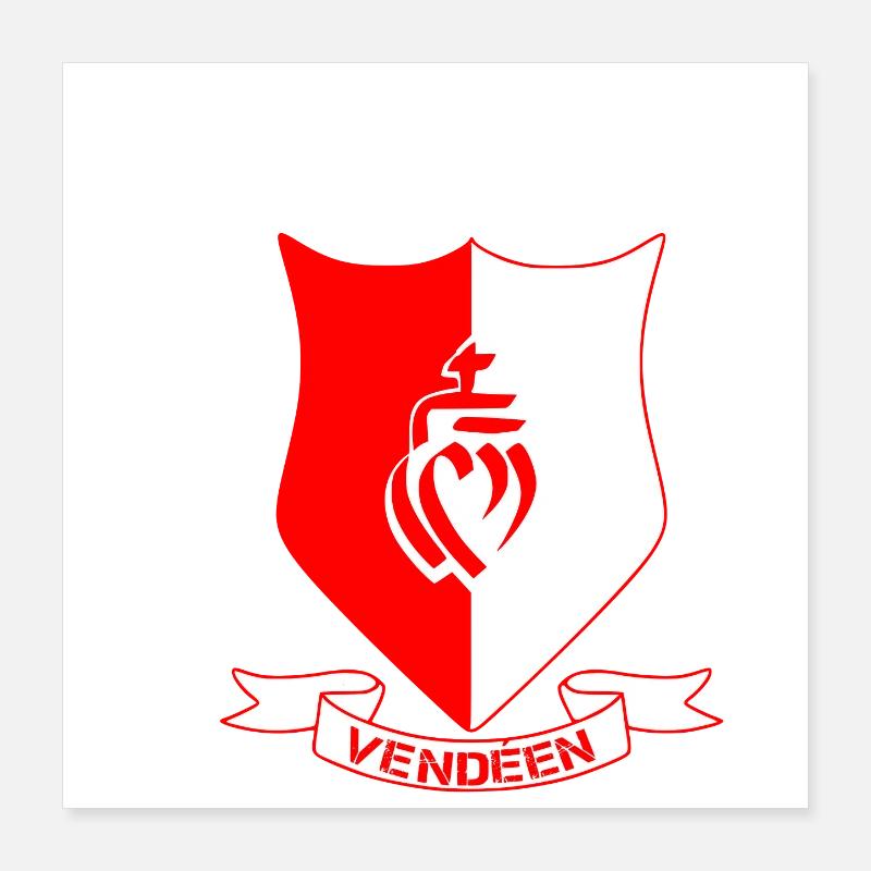 vendée Poster 40 x 40 cm