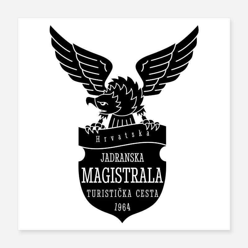 Magistrala Poster 40 x 40 cm