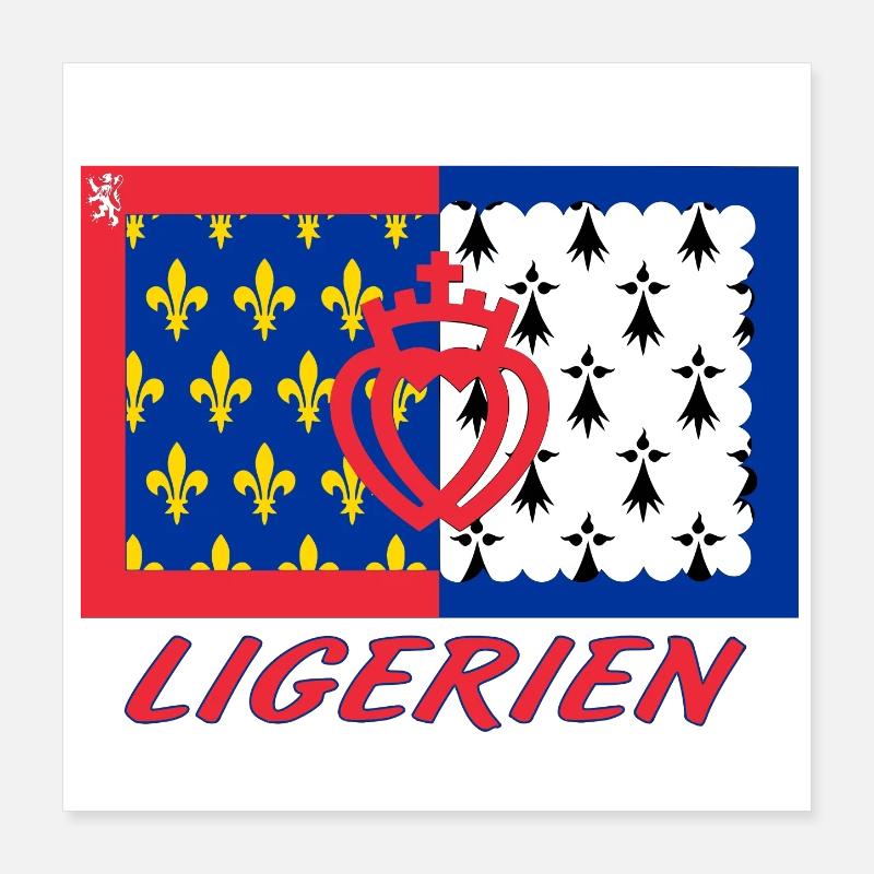 Loire Poster 40x40 cm