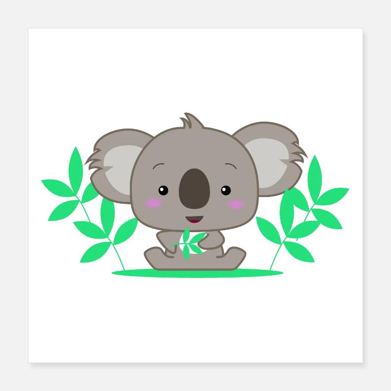Cute koala baby Poster 16" x 16" (40x40 cm)