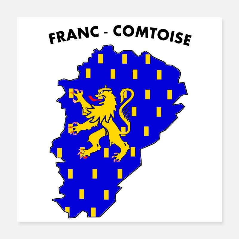 franc-comtoise Poster 40 x 40 cm