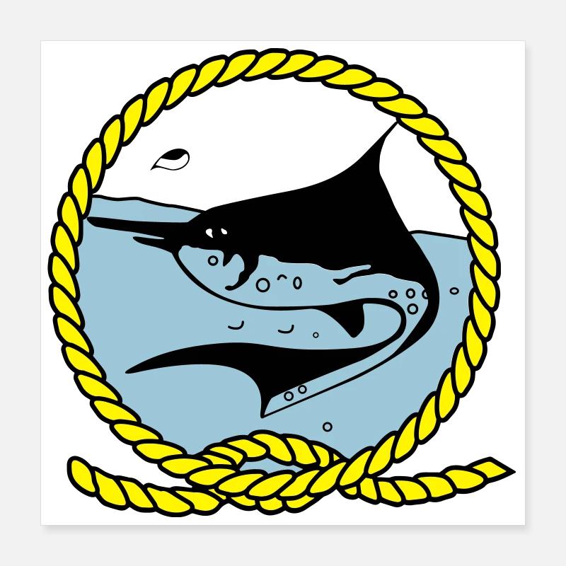 Logo Leawaka Haria Poster 40 x 40 cm