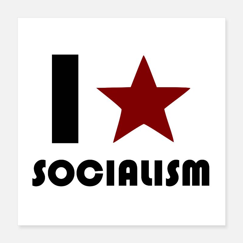 socialism Poster 16" x 16" (40x40 cm)