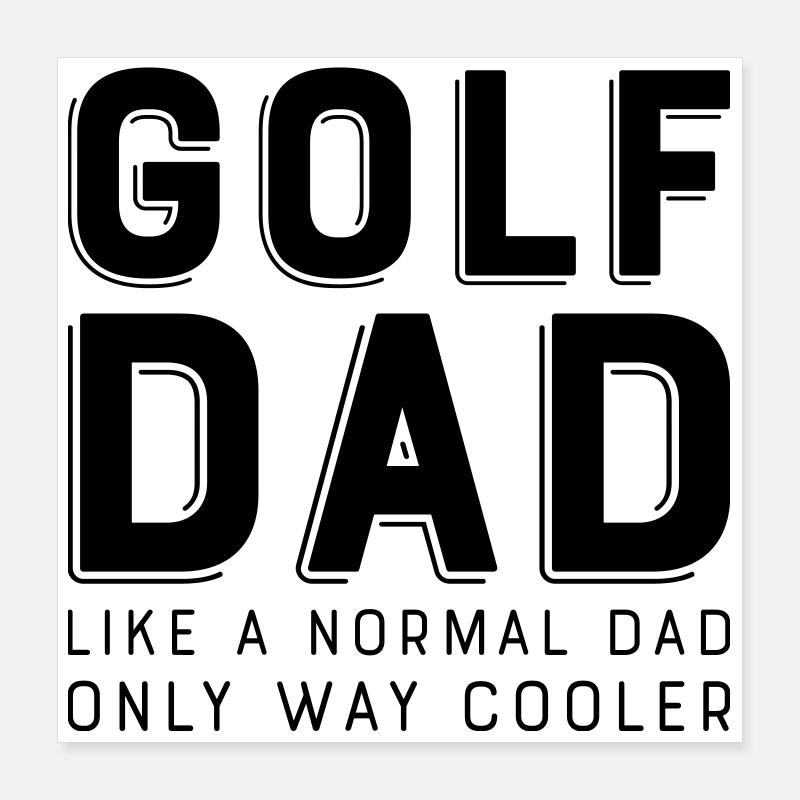 Golf Poster 40x40 cm