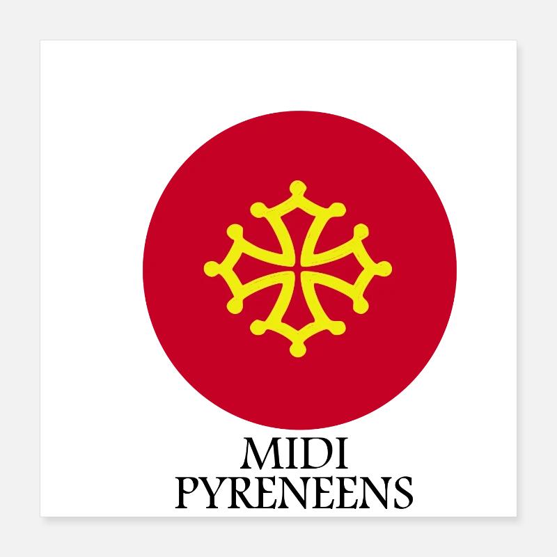 midi-pyrénéeens Poster 40 x 40 cm