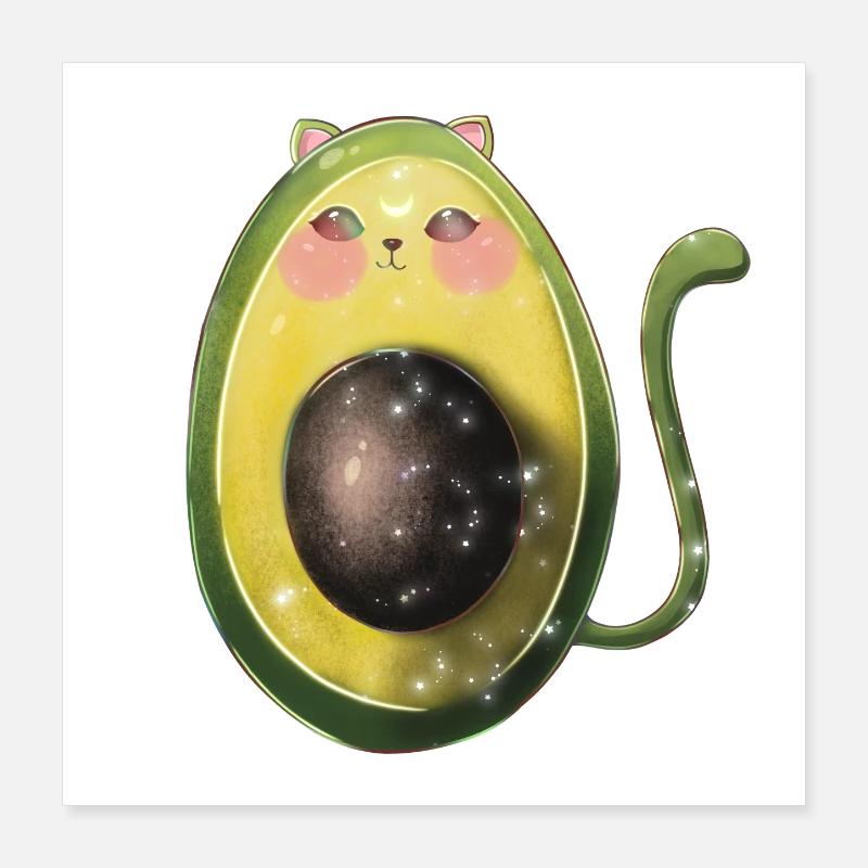avocat chat avogato Poster 40 x 40 cm