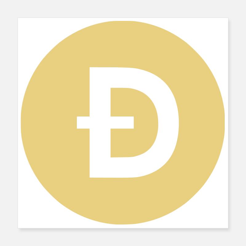 Logo DOGE Poster 40 x 40 cm