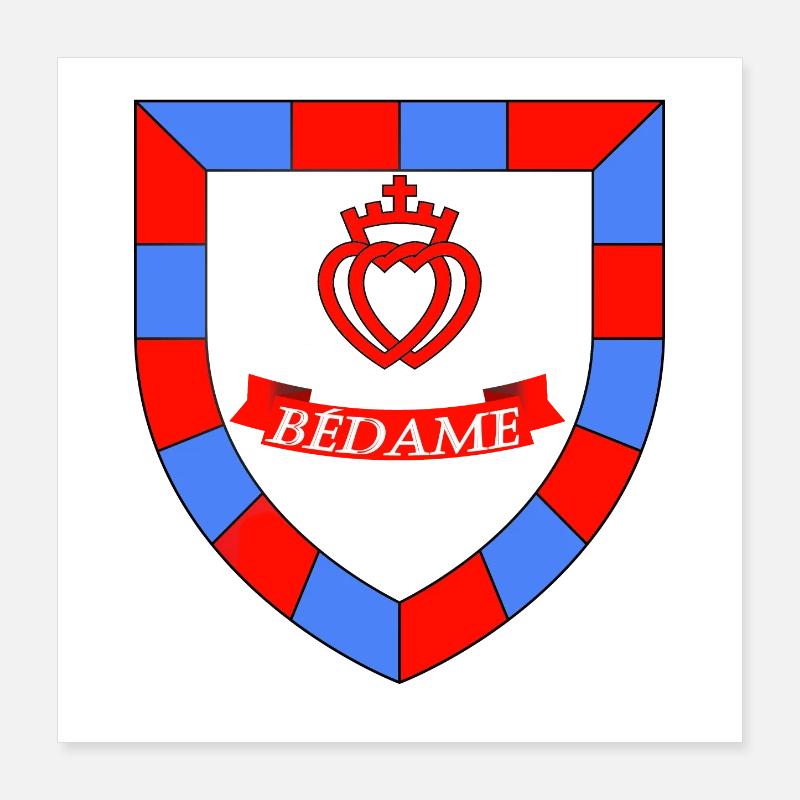 bédame vendeen Poster 40 x 40 cm