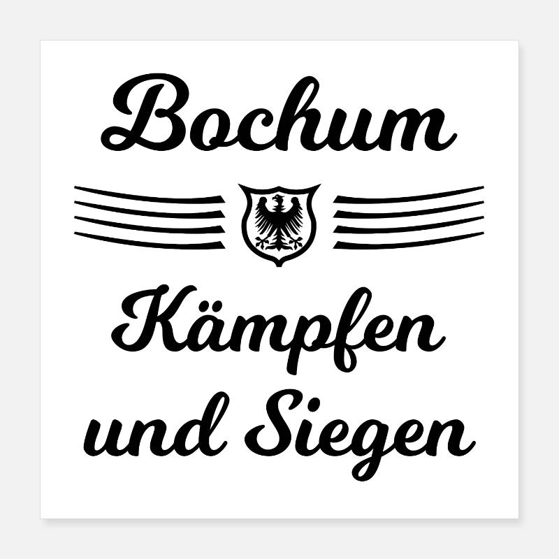 Bochum fight us to win Poster 16" x 16" (40x40 cm)