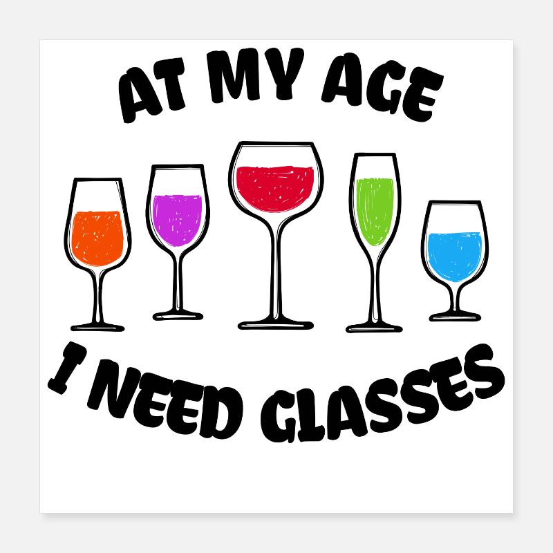 Funny Joke Humorous Statement Cool Poster 16" x 16" (40x40 cm)