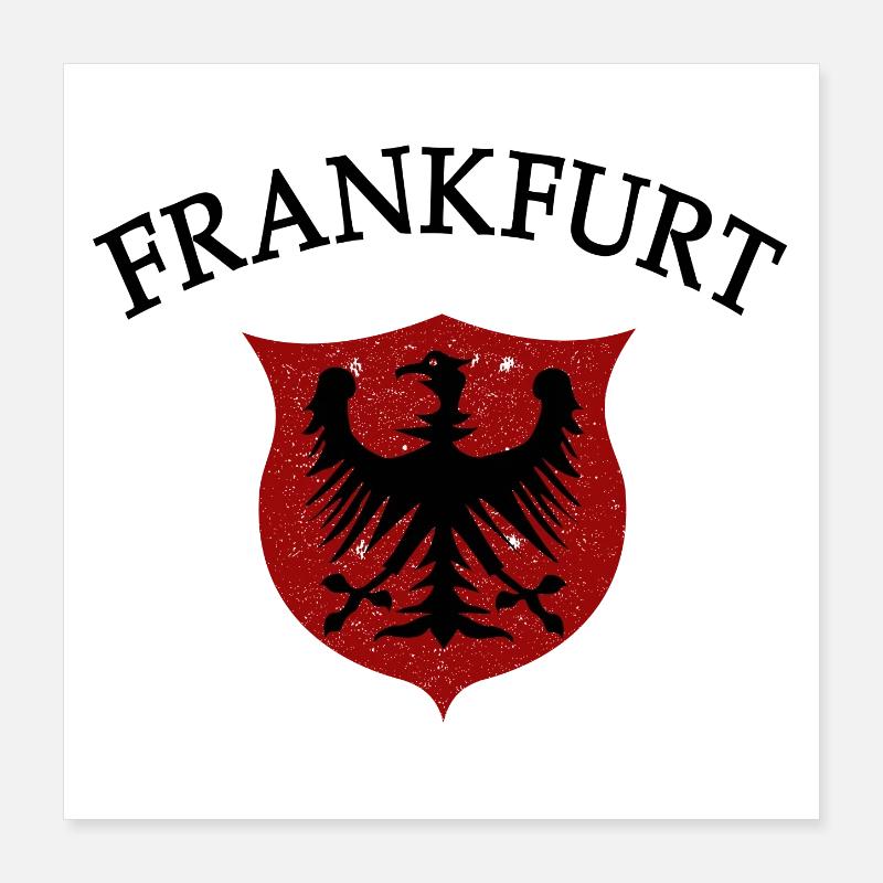 Frankfurter Poster 40x40 cm