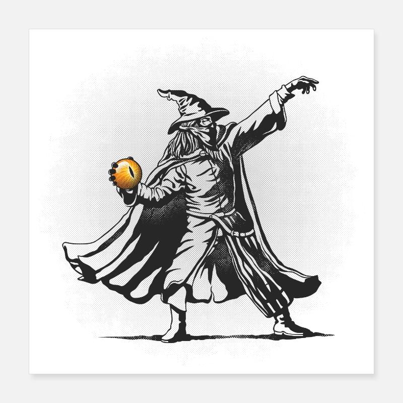 Le lanceur d’orbe Poster 40 x 40 cm