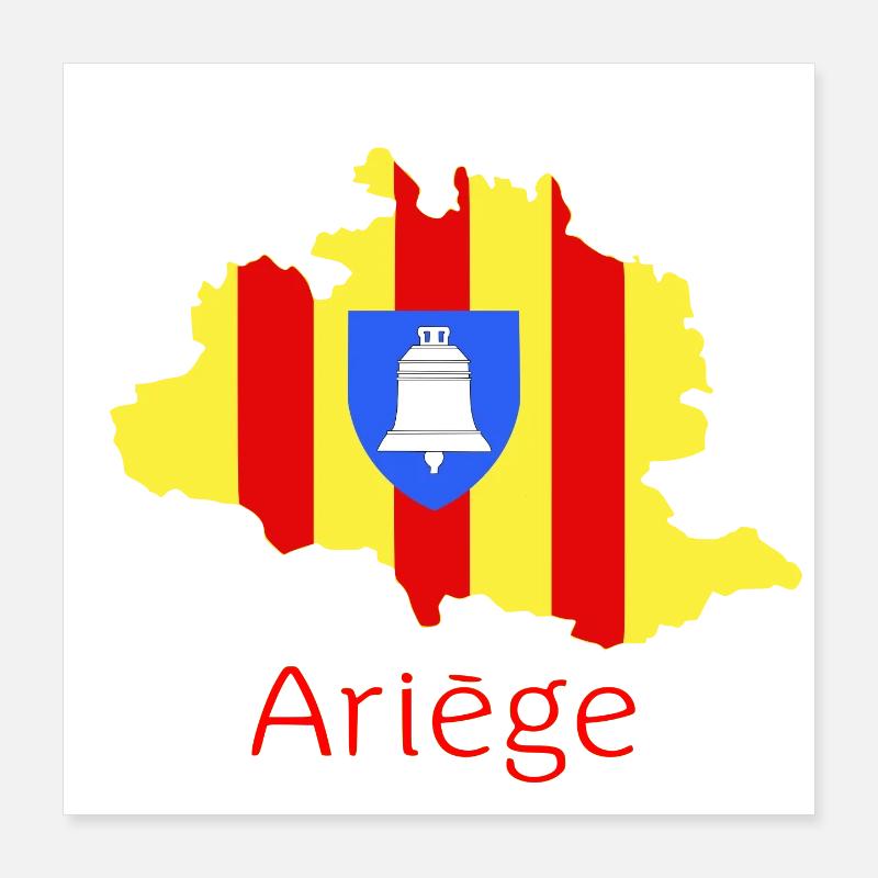 ariège Poster 40 x 40 cm
