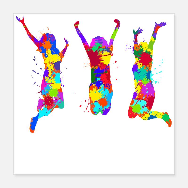 Best Friends Forever Girlfriend Buddy Poster 16" x 16" (40x40 cm)