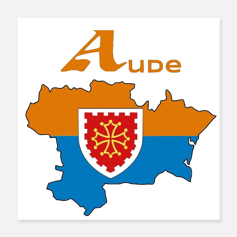 aude Poster 40 x 40 cm