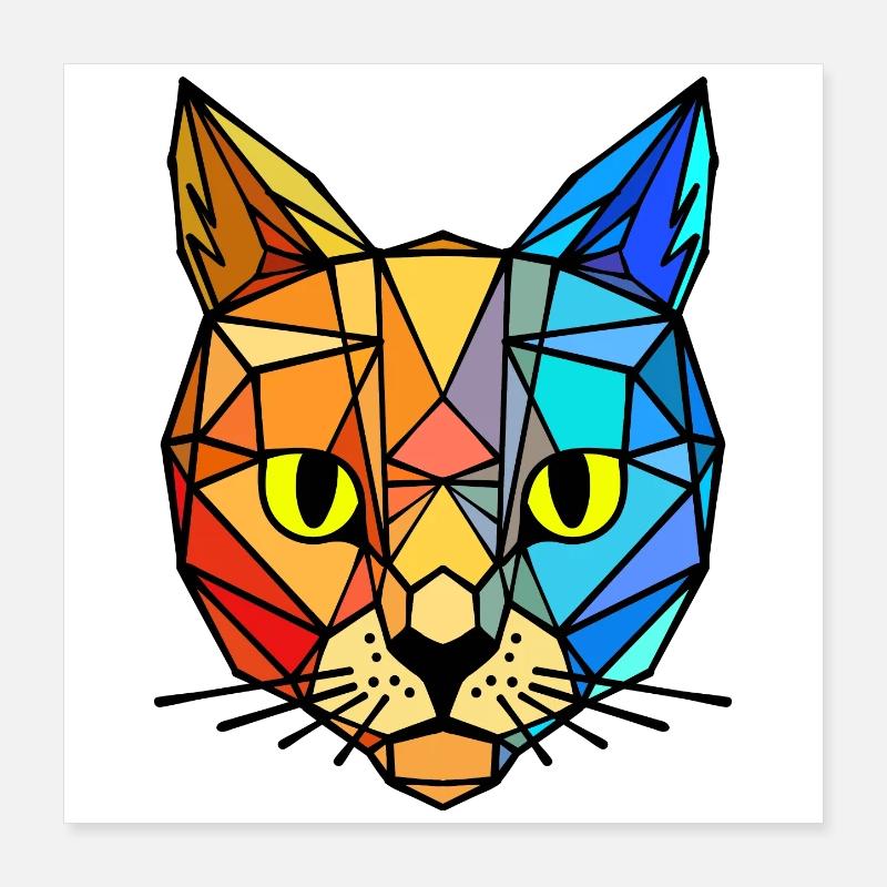 Tier Tiger Poster 40x40 cm