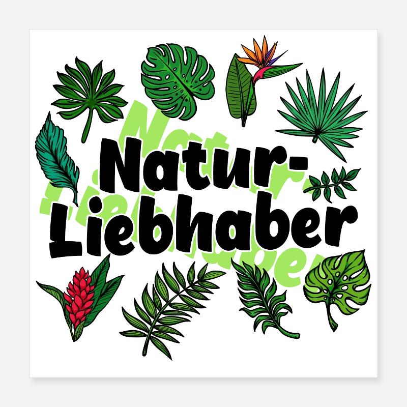 Statement Mutter Natur Poster 40x40 cm