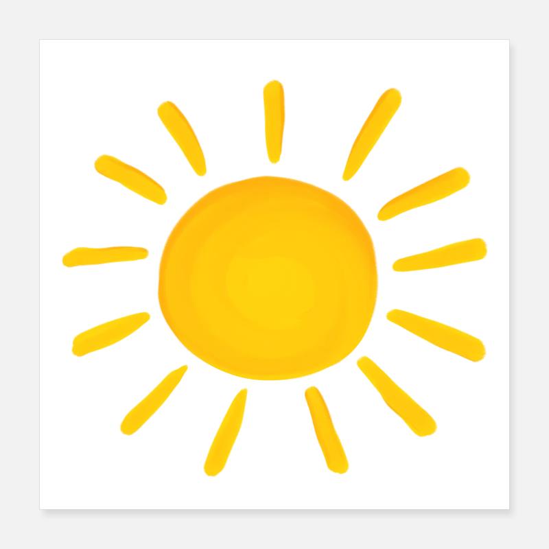 Sole Poster 40x40 cm