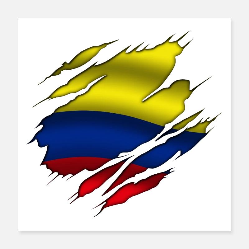 Colombia Poster 16" x 16" (40x40 cm)