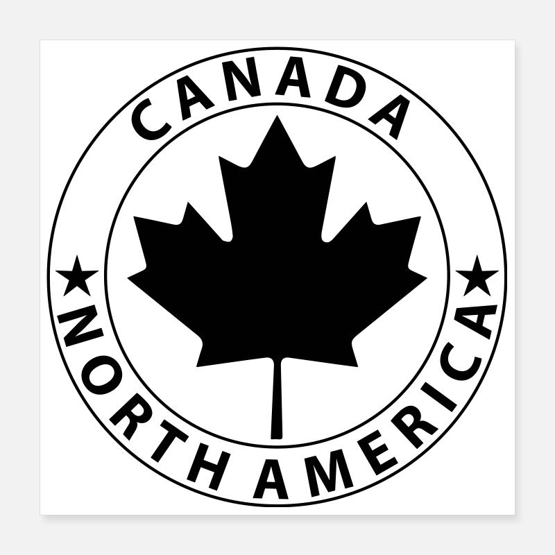 Canada Design 4 Poster 40 x 40 cm