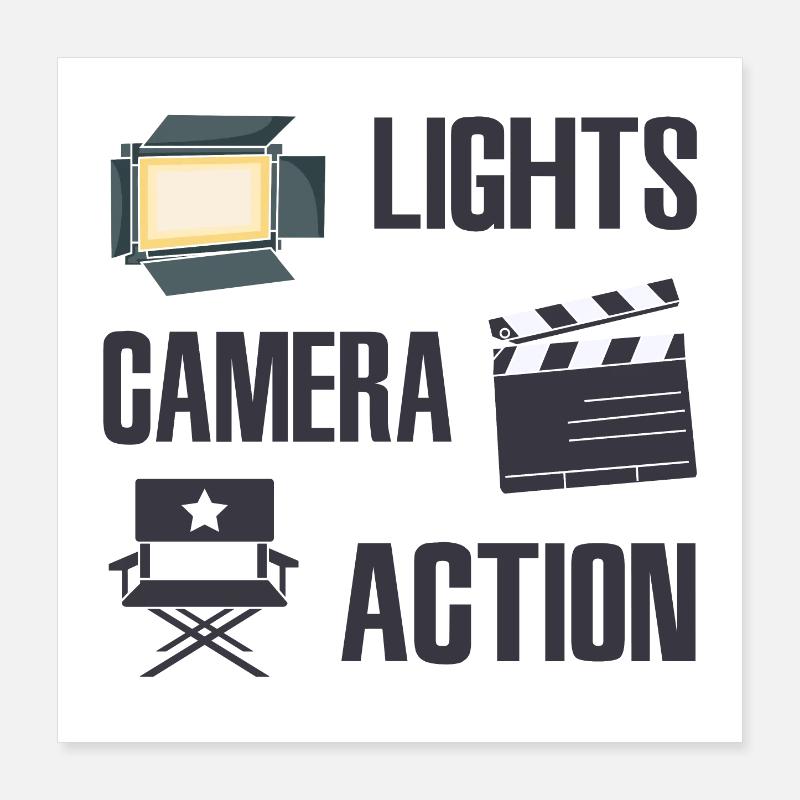 Videoproduzent Poster 40x40 cm