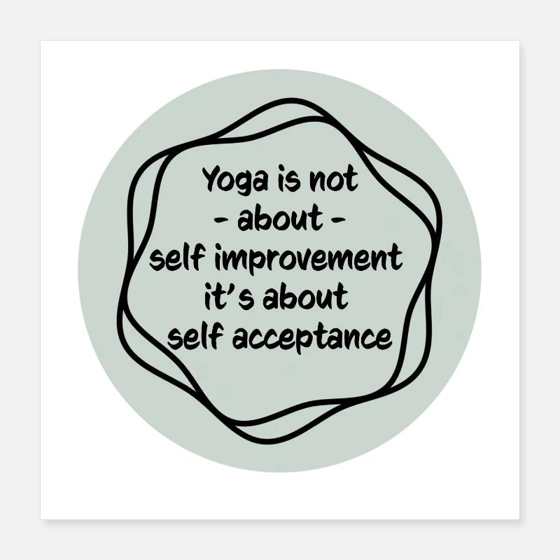 Yoga Poster 40 x 40 cm