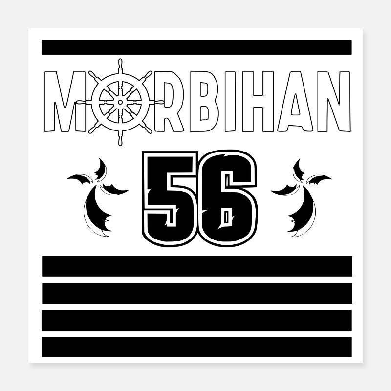 Morbihan Poster 16" x 16" (40x40 cm)