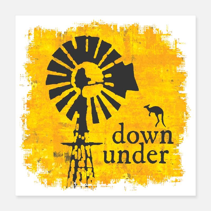 Australia Poster 16" x 16" (40x40 cm)