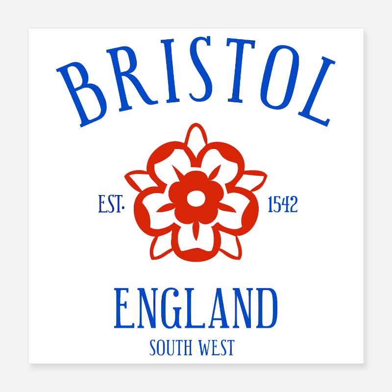 BRISTOL Angleterre Poster 40 x 40 cm
