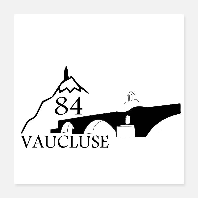 Vaucluse Poster 40 x 40 cm