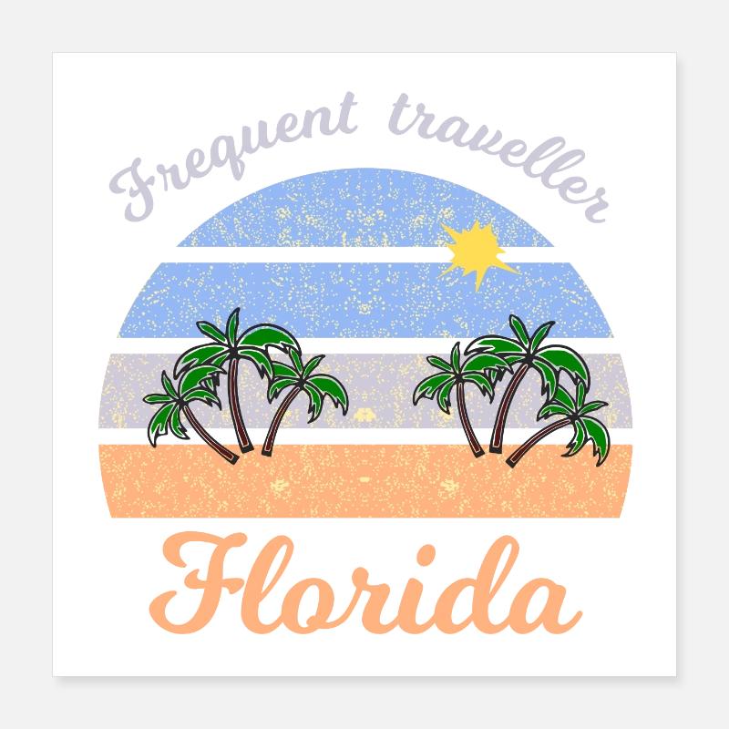 Holidays in Florida Poster 16" x 16" (40x40 cm)