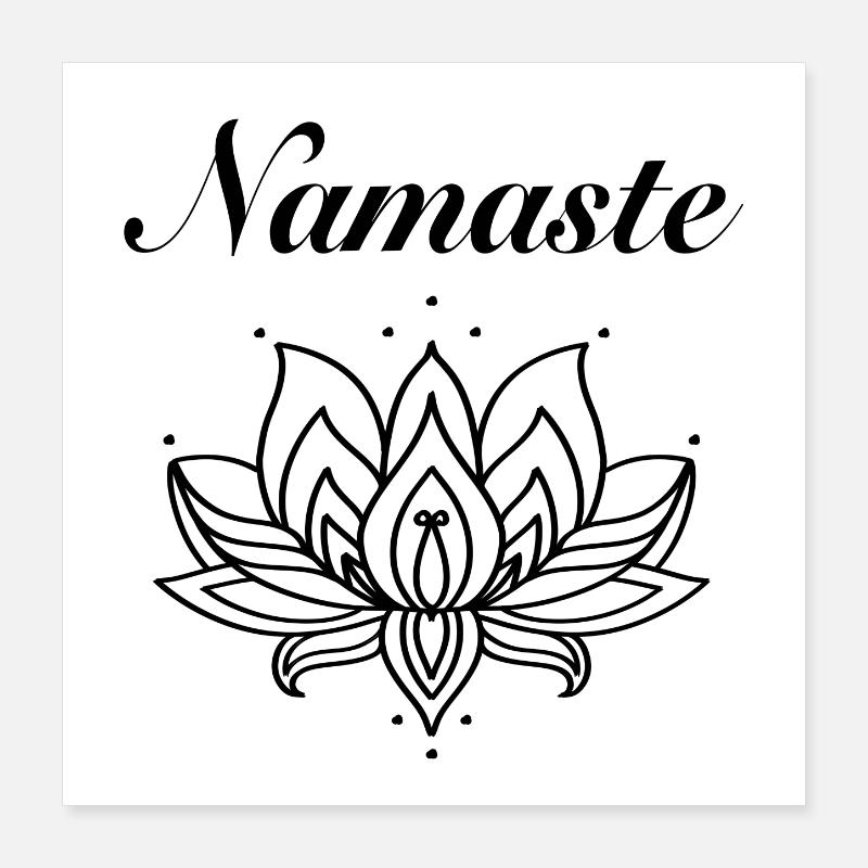 Yoga Poster 40 x 40 cm