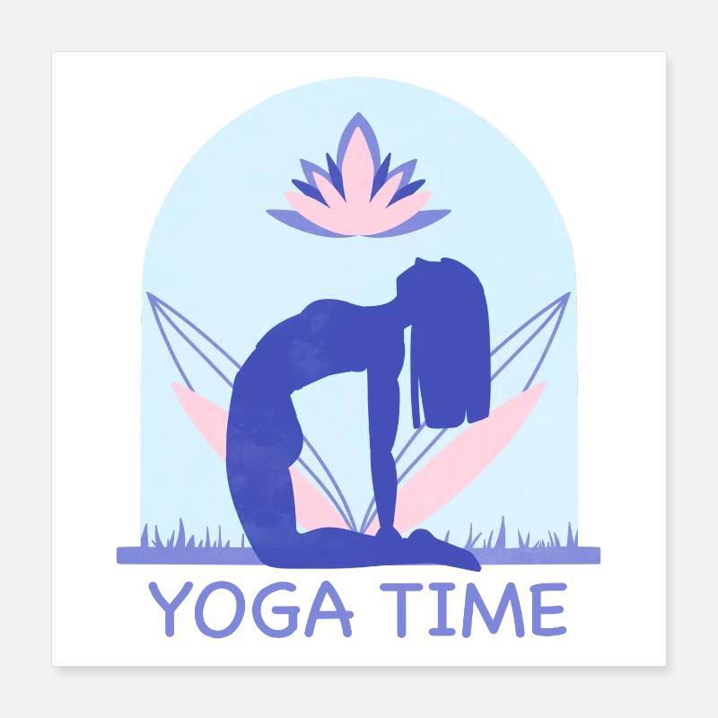 Yoga Poster 40x40 cm