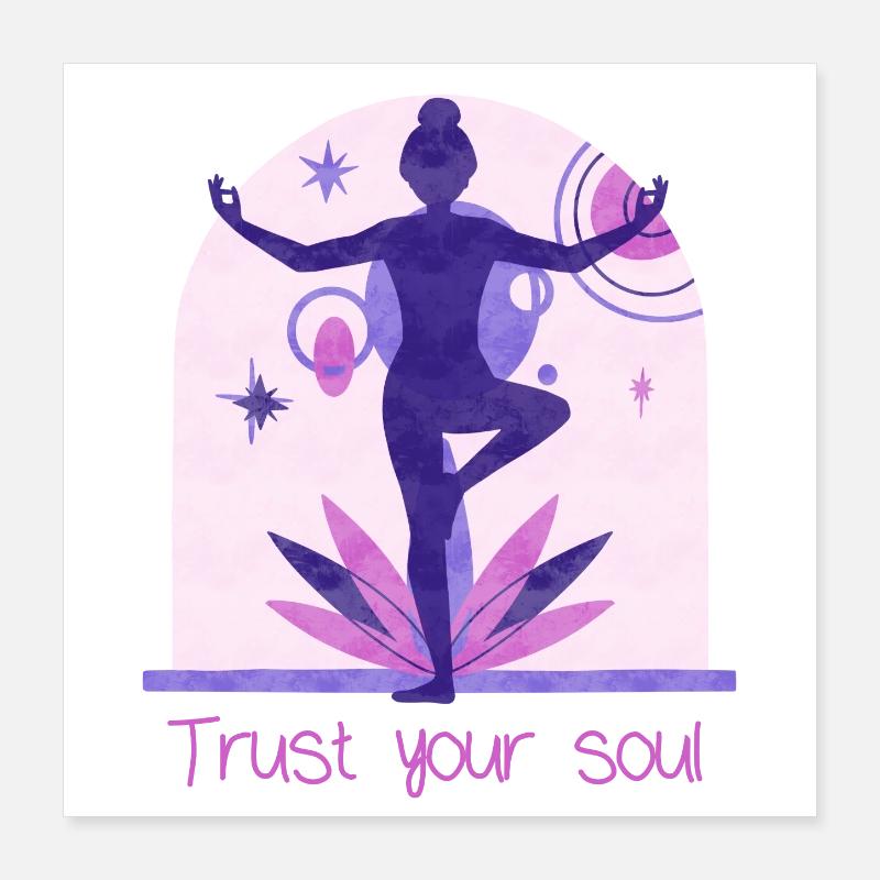 Yogi Poster 40 x 40 cm