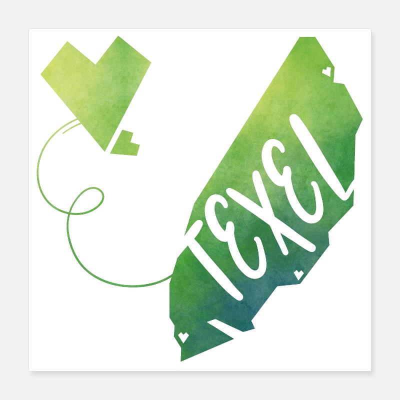 Texel Poster 40x40 cm