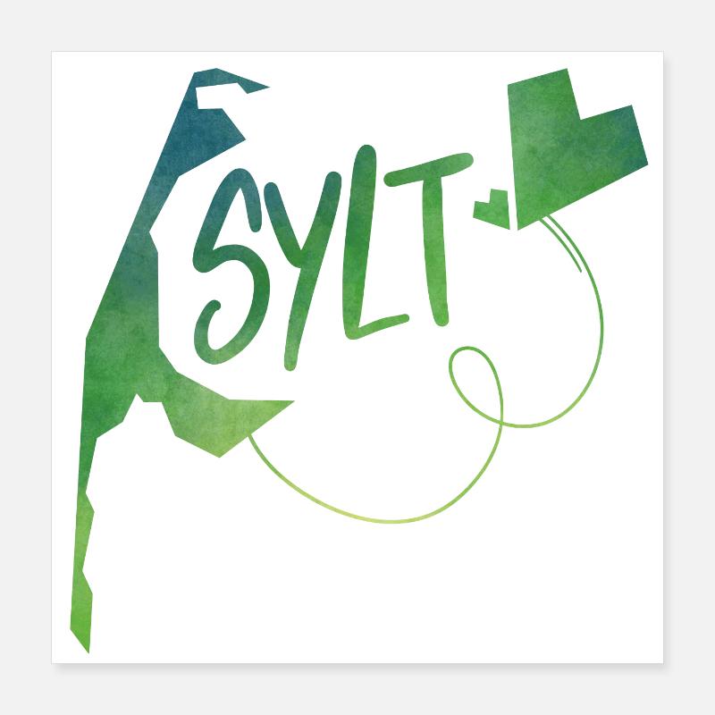 Sylt Poster 40 x 40 cm